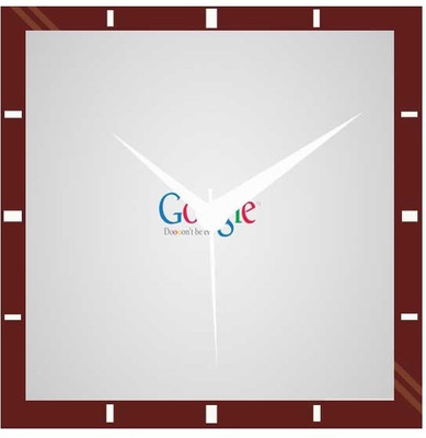 50% OFF on Moneysaver Google Wallpaper Analog Wall Clock Multicolour