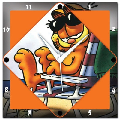 72% OFF on Amore Garfield Analog Wall Clock Multicolor 72% OFF on Amore Garfield Analog Wall Clock Multicolor