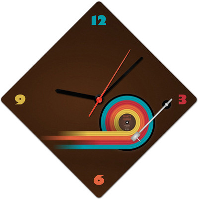 40% OFF on Lovely Collection Grovy Record Music Analog Wall Clock Multicolor 40% OFF on Lovely Collection Grovy Record Music Analog Wall Clock Multicolor