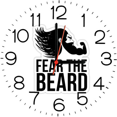 23% OFF on Ellicon B119 Fear The Bread Analog Wall Clock White