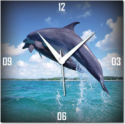 70% OFF on WebPlaza beautiful 365 Analog Wall Clock Multicolor