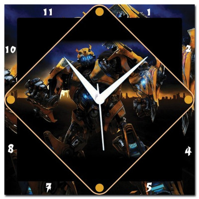 72% OFF on Amore Bumble Bee Analog Wall Clock Black, Yellow