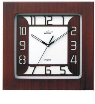 Wertex WX-1006 Analog Wall Clock Dark Brown Wertex WX-1006 Analog Wall Clock Dark Brown