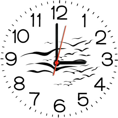 23% OFF on Ellicon B254 Flock Of Birds Analog Wall Clock White 23% OFF on Ellicon B254 Flock Of Birds Analog Wall Clock White