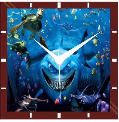 50% OFF on Moneysaver Finding Nemo Analog Wall Clock Multicolour