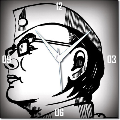 70% OFF on WebPlaza Netaji Subhas Chandra Bose Republic Day Analog Wall Clock Multicolor