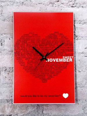 46% OFF on Kwardrobe Sweet November Analog Wall Clock Red 46% OFF on Kwardrobe Sweet November Analog Wall Clock Red