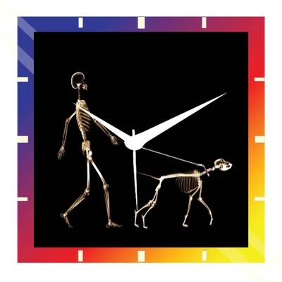 50% OFF on Moneysaver X Ray Man And Dog Funny Analog Wall Clock Multicolor 50% OFF on Moneysaver X Ray Man And Dog Funny Analog Wall Clock Multicolor