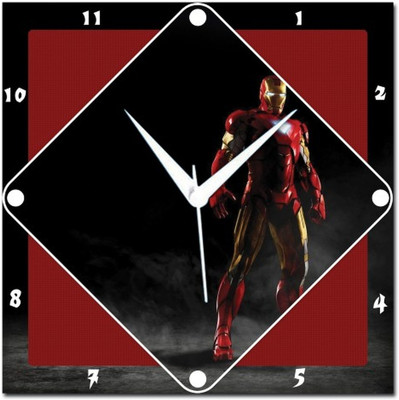 72% OFF on Amore Ironman 107632 Analog Wall Clock Multicolor