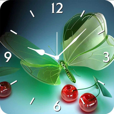 50% OFF on FurnishFantasy 3D Glass Butterfly Analog Wall Clock Multicolor 50% OFF on FurnishFantasy 3D Glass Butterfly Analog Wall Clock Multicolor