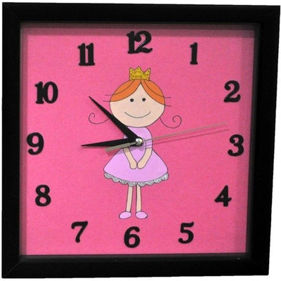 18% OFF on Purple Circle Princess Analog Wall Clock Black 18% OFF on Purple Circle Princess Analog Wall Clock Black