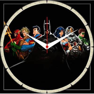 62% OFF on Shopmillions Super Heros Analog Wall Clock Multicolor