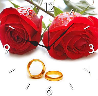 50% OFF on FurnishFantasy Love Rose Analog Wall Clock Multicolor 50% OFF on FurnishFantasy Love Rose Analog Wall Clock Multicolor