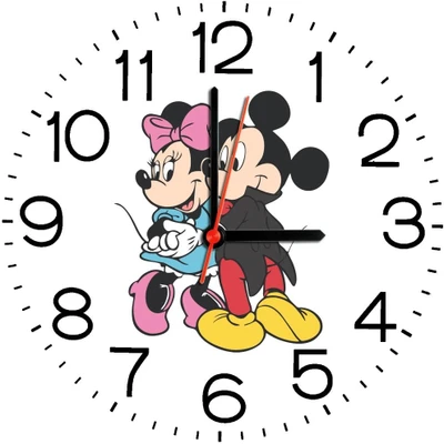 23% OFF on Ellicon B240 Mickey Dance Analog Wall Clock White