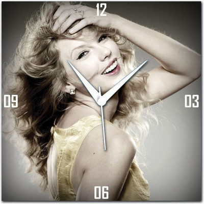 70% OFF on WebPlaza Taylor Swift 1 Analog Wall Clock Multicolor