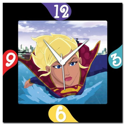 72% OFF on Amore Super Girl Analog Wall Clock Multicolor 72% OFF on Amore Super Girl Analog Wall Clock Multicolor