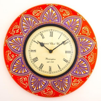 38% OFF on purpledip purpledip Analog Wall Clock multicolor 38% OFF on purpledip purpledip Analog Wall Clock multicolor