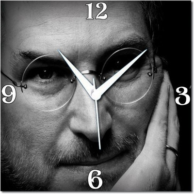 70% OFF on WebPlaza Steve Jobs Analog Wall Clock Multicolor