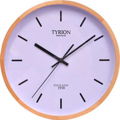 70% OFF on TYRION Banboo New Age Wooden Analog Wall Clock Light Bamboo