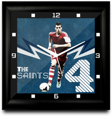 73% OFF on ShopMantra Morgan Schneiderlin Footballer Square Analog Wall Clock Black