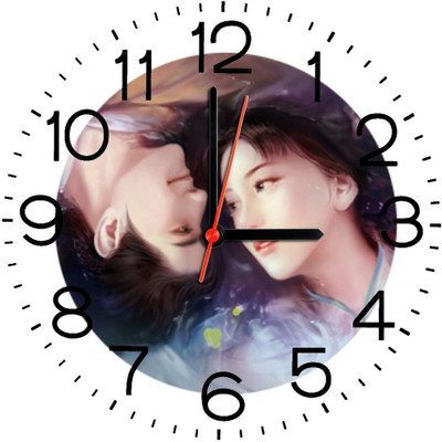 23% OFF on Ellicon B368 Love Couple Analog Wall Clock White 23% OFF on Ellicon B368 Love Couple Analog Wall Clock White