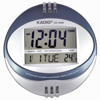 30% OFF on Kadio Digital KD-3806 Digital Wall Clock Grey 30% OFF on Kadio Digital KD-3806 Digital Wall Clock Grey