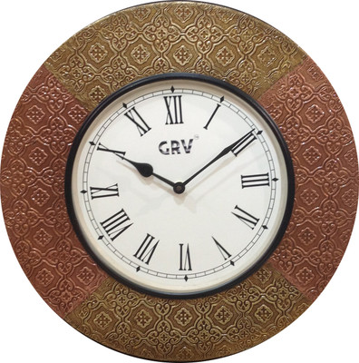 56% OFF on GRV 1606 Analog 40 cm Dia Wall Clock Brass, Copper 56% OFF on GRV 1606 Analog 40 cm Dia Wall Clock Brass, Copper