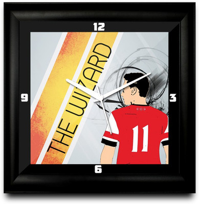 73% OFF on ShopMantra Mesut öZil Germany Football Square Analog Wall Clock Black