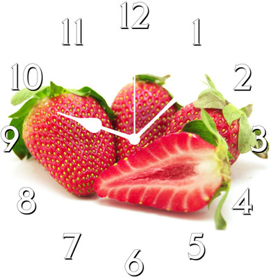 50% OFF on FurnishFantasy Strawberries Analog Wall Clock Multicolor 50% OFF on FurnishFantasy Strawberries Analog Wall Clock Multicolor