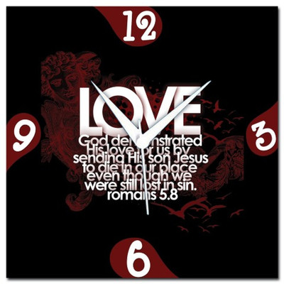 72% OFF on Amore Love Quote Analog Wall Clock Multicolor 72% OFF on Amore Love Quote Analog Wall Clock Multicolor