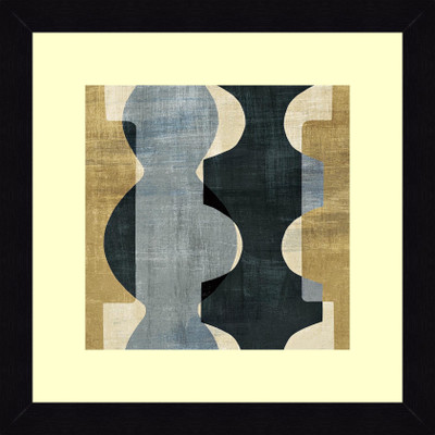 19% OFF on ART4U Geometric Deco I - Framed Print 16 inch x 16 inch 16 inch X inch 16, Multicolor