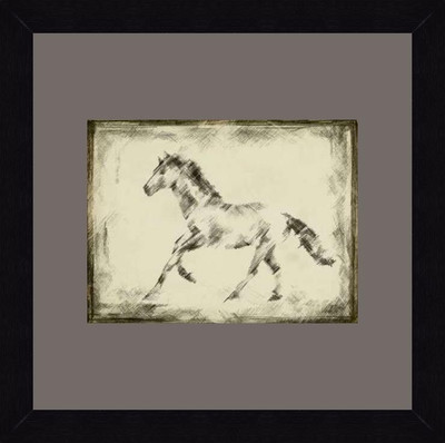18% OFF on ART4U Equine Study II - Framed Print 16 inch x 16 inch 16 inch X inch 16, Multicolor