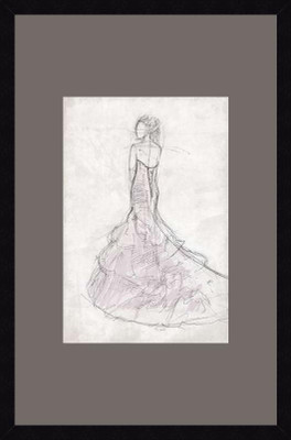 25% OFF on ART4U Fashion Dress Mate - Framed Print 24 inch x 36 inch 36 inch X inch 24, Multicolor