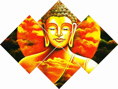 51% OFF on Go Hooked Yellow And Red MDF 4 Panel Wallpaper 51% OFF on Go Hooked Yellow And Red MDF 4 Panel Wallpaper