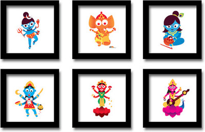 Mad(e) in India Balrupam of Gods - Set of 6 Frames