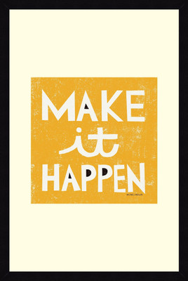 24% OFF on ART4U Make it Happen - Framed Print 24 inch x 36 inch 36 inch X inch 24, Multicolor