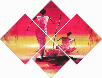 51% OFF on Go Hooked Pink Mdf 4 Panel Wallpaper 51% OFF on Go Hooked Pink Mdf 4 Panel Wallpaper