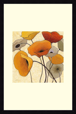 24% OFF on ART4U Pumpkin Poppies III - Framed Print 24 inch x 36 inch 36 inch X inch 24, Multicolor