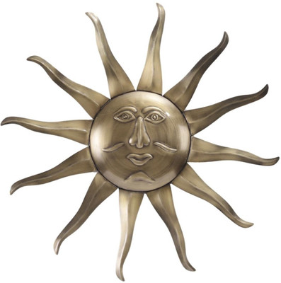 36% OFF on Goyal India Antique Brass Wall Décor (Gold, 83700)