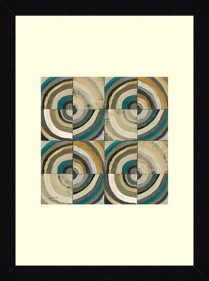 19% OFF on ART4U The Center II Abstract Turquoise - Framed Print 16 inch x 22 inch 22 inch X inch 16, Multicolor