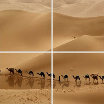 33% OFF on Go Hooked Mdf 3 Panel Wallpaper