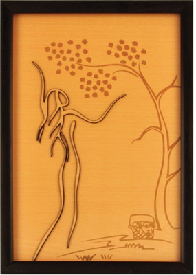40% OFF on Bion Creations Wooden Carved Painting Summer Vacation
