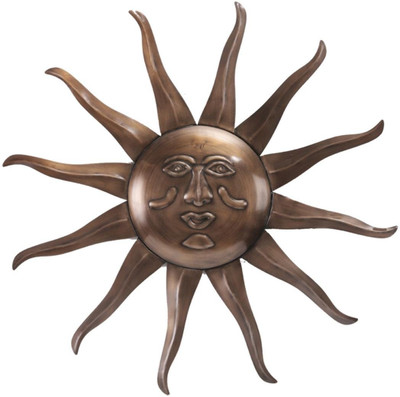 23% OFF on Goyal India Antique Copper Wall Décor (Brown, 83699)