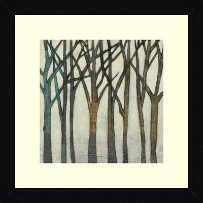 19% OFF on ART4U Birch Line II - Framed Print 16 inch x 16 inch 16 inch X inch 16, Multicolor