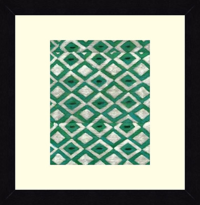 18% OFF on ART4U Silk Road Ikat I - Framed Print 16 inch x 16 inch 16 inch X inch 16, Multicolor