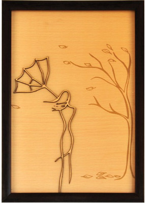 40% OFF on Bion Creations Wooden Carved Painting Heavy Wind