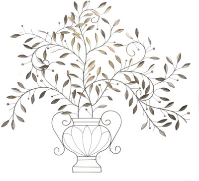 Goyal India Antique Brass Wall Décor (Gold, 83665)