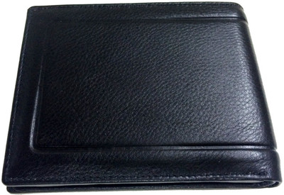 Kizashi Men Casual, Formal Black Genuine Leather Wallet Kizashi Men Casual, Formal Black Genuine Leather Wallet