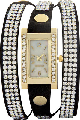 45% OFF on Saar JW043BL Decker Analog Watch - For Women