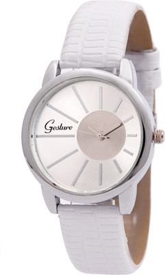 77% OFF on Gesture 8035-Sl Modest Analog Watch - For Women
